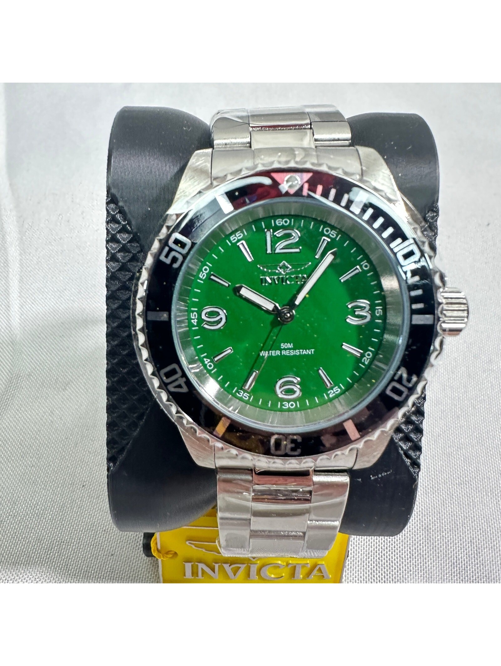 Invicta Specialty Mens Watch 45mm Green Dial Stainless Steel